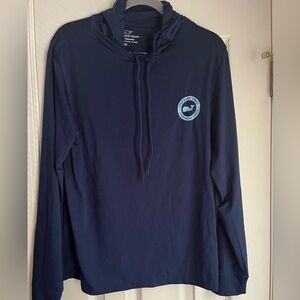 Vineyard Vines Navy Performance Hoodie Size XS
